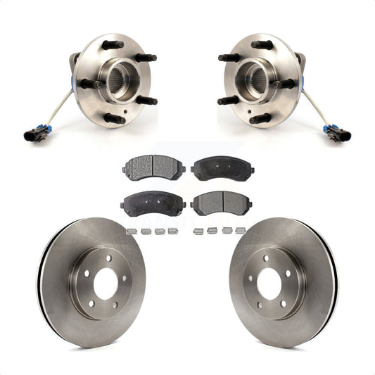 Hub Bearing Brake Rotor Pad Front Kit For Buick Rendezvous Pontiac Montana Aztek
