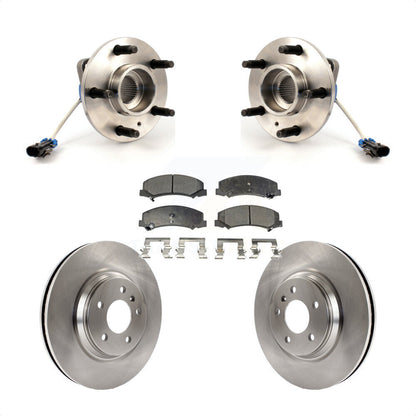 Hub Bearing Brake Rotor Pads Front Kit For Buick Lucerne Chevrolet Impala Allure