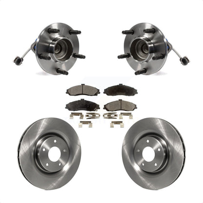 Hub Bearing Disc Brake Rotor & Pad Front Kit For Chevrolet Corvette Cadillac XLR