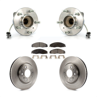Hub Bearing Brake Rotor And Pad Front Kit For Cadillac CTS With Sport Suspension
