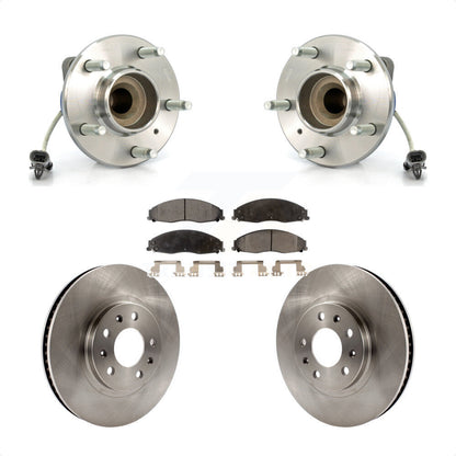 Hub Bearing Brake Rotor Pads Front Kit For Cadillac CTS With Standard Suspension