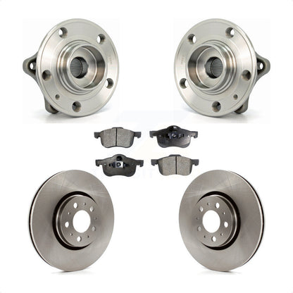 Hub Bearing Assembly Disc Brake Rotors And Pads Front Kit For Volvo S60