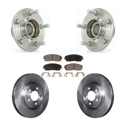 Hub Bearing Brake Rotor Pads Front Kit For Dodge Chrysler 300 Charger Challenger