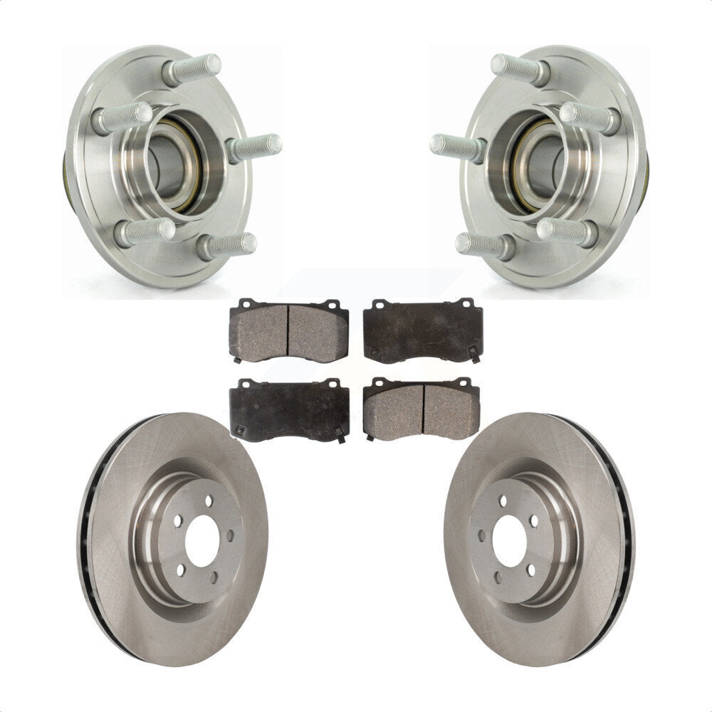 Hub Bearing Brake Rotor Pads Front Kit For Dodge Chrysler 300 Charger Challenger
