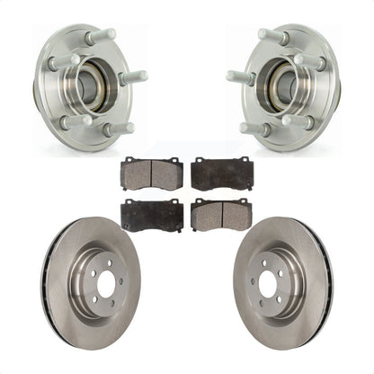 Hub Bearing Brake Rotor Pads Front Kit For Dodge Chrysler 300 Charger Challenger
