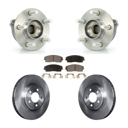 Hub Bearing Disc Brake Rotor Pad Front Kit For Dodge Charger Chrysler 300 Magnum