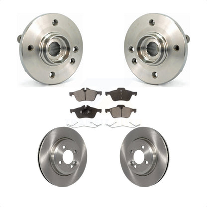 Hub Bearing Assembly Disc Brake Rotors And Pads Front Kit For Mini Cooper