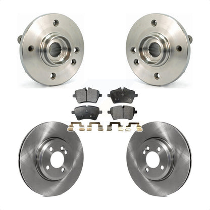 Hub Bearing Assembly Disc Brake Rotors And Pads Front Kit For Mini Cooper