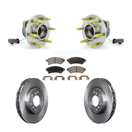 Hub Bearing Brake Rotor And Pad Front Kit For Pontiac Montana Chevrolet Uplander