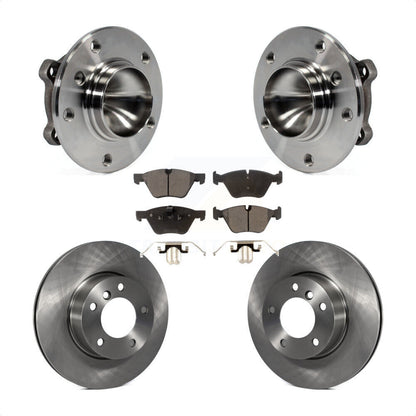 Hub Bearing Assembly Disc Brake Rotor Pads Front Kit For BMW 128i 328i 323i 325i