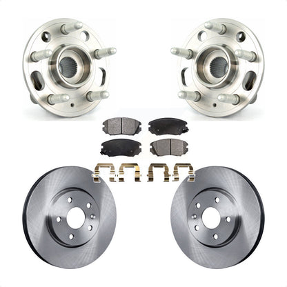 Hub Bearing Brake Rotor & Pads Front Kit For Chevrolet Equinox GMC Terrain Buick