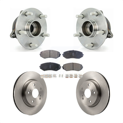 Hub Bearing Assembly Brake Rotor Pad Front Kit For 2006-2013 Suzuki Grand Vitara