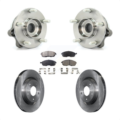 Hub Bearing Assembly Disc Brake Rotors And Pads Front Kit For Nissan Altima