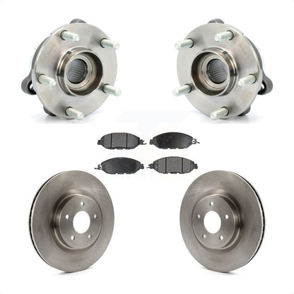 Hub Bearing Brake Rotor Pad Front Kit For Nissan Pathfinder Murano INFINITI QX60