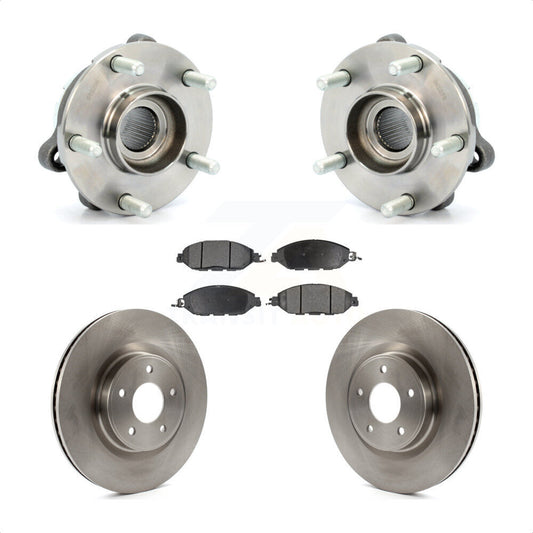 Hub Bearing Brake Rotor Pad Front Kit For Nissan Pathfinder Murano INFINITI QX60