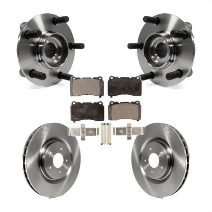 Hub Bearing Assembly Disc Brake Rotors And Pads Front Kit For Mitsubishi Lancer
