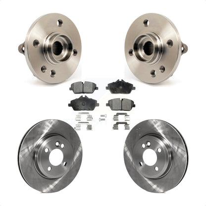 Hub Bearing Assembly Disc Brake Rotors And Pads Front Kit For Mini Cooper