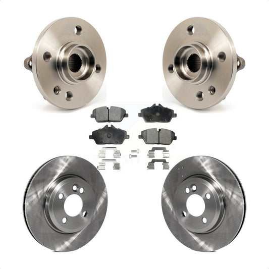 Hub Bearing Assembly Disc Brake Rotors And Pads Front Kit For Mini Cooper