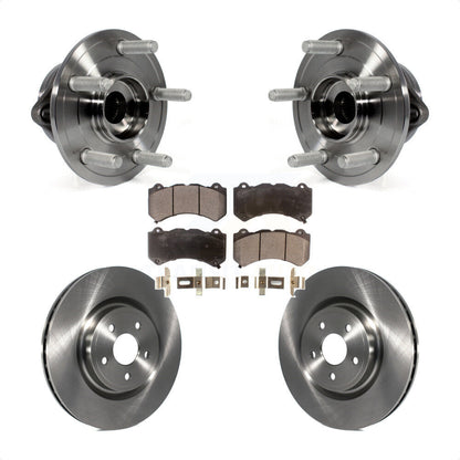 Hub Bearing Disc Brake Rotor Pad Front Kit For Jeep Grand Cherokee Dodge Durango