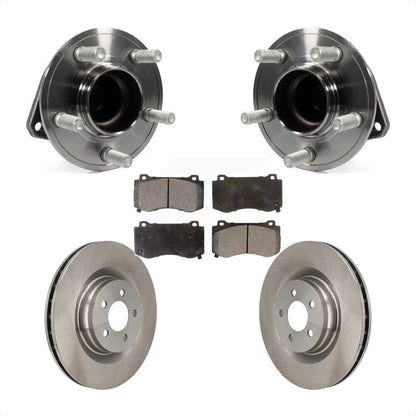 Hub Bearing Brake Rotor Pads Front Kit For Dodge Charger Challenger Chrysler 300