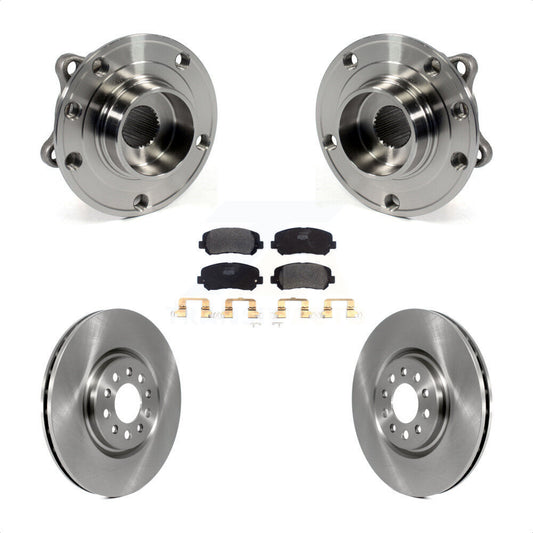 Hub Bearing Assembly Disc Brake Rotors And Pads Front Kit For Chrysler 200