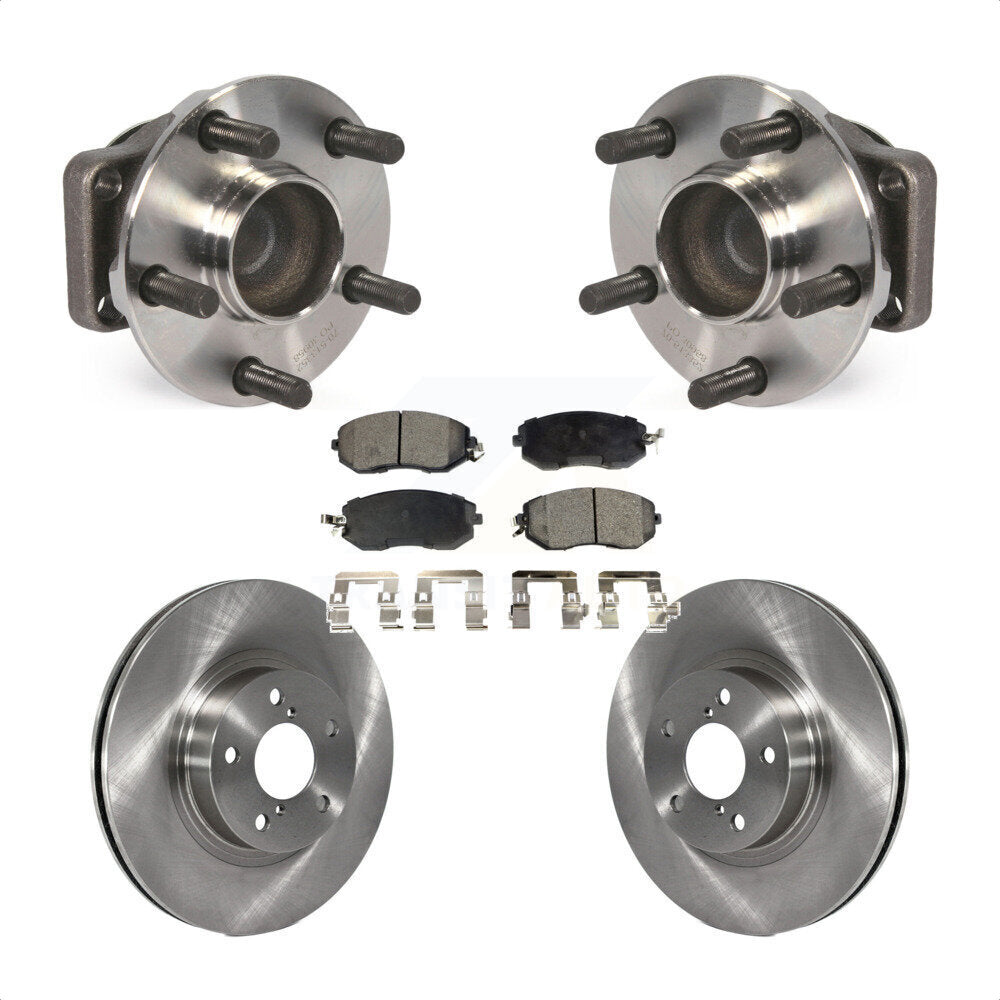 Hub Bearing Disc Brake Rotor & Pad Front Kit For 2013-2016 Scion FR-S Subaru BRZ