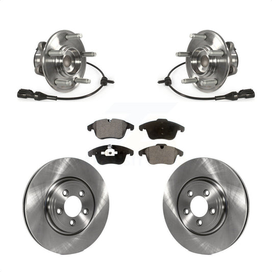 Hub Bearing Assembly Disc Brake Rotor And Pad Front Kit For Jaguar XF S-Type XJ8