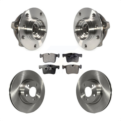 Hub Bearing Assembly Disc Brake Rotors And Pads Front Kit For BMW X3 X4