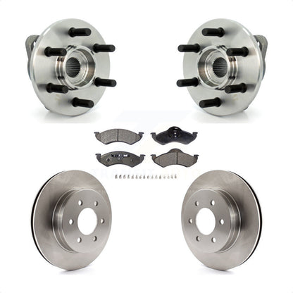 Hub Bearing Assembly Disc Brake Rotor And Pad Front Kit For Dodge Dakota Durango