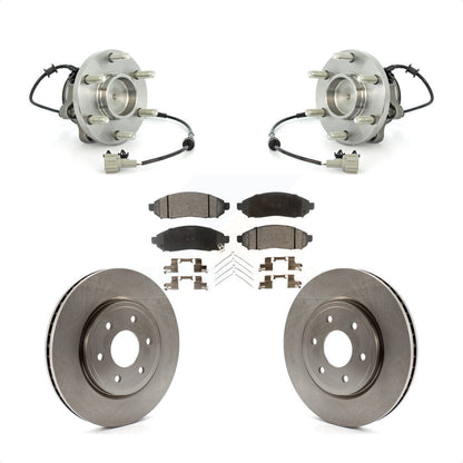 Hub Bearing Disc Brake Rotor Pad Front Kit For Nissan Frontier Pathfinder Xterra