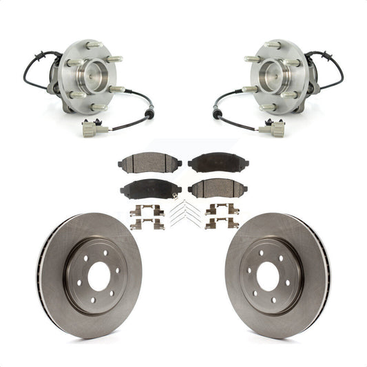Hub Bearing Disc Brake Rotor Pad Front Kit For Nissan Frontier Pathfinder Xterra