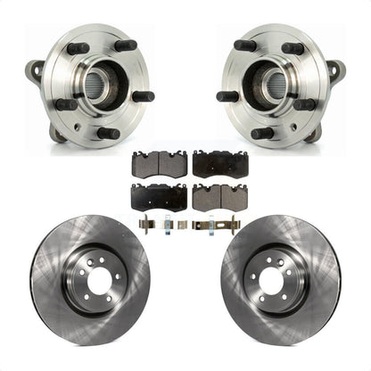 Hub Bearing Brake Rotor & Pads Front Kit For Land Rover Range Sport Supercharged