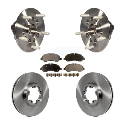 Hub Bearing Assembly Brake Rotor Pads Front Kit For Ford Transit-250 Transit-150