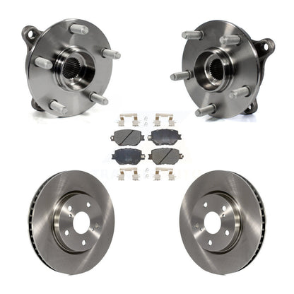 Hub Bearing Assembly Disc Brake Rotors And Pads Front Kit For Lexus IS250