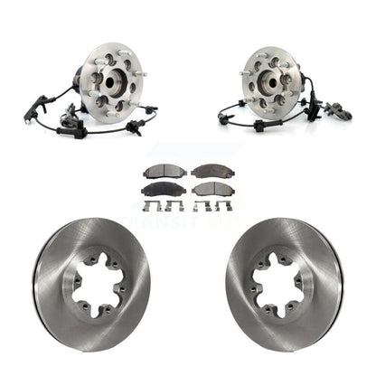 Hub Bearing Disc Brake Rotor Pad Front Kit For Chevrolet Colorado GMC Canyon RWD