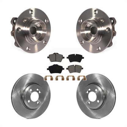 Hub Bearing Assembly Disc Brake Rotor & Pad Front Kit For Mini Cooper Countryman