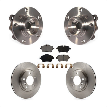 Hub Bearing Disc Brake Rotor & Pads Front Kit For Mini Cooper Countryman Paceman