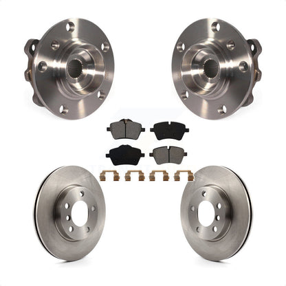 Hub Bearing Disc Brake Rotor & Pads Front Kit For Mini Cooper Countryman Paceman