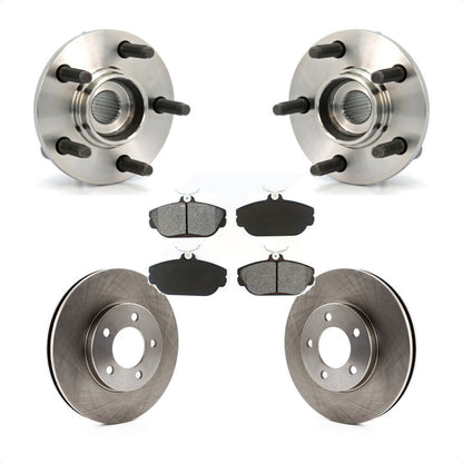 Hub Bearing Assembly Brake Rotor And Pad Front Kit For Ford Taurus Mercury Sable