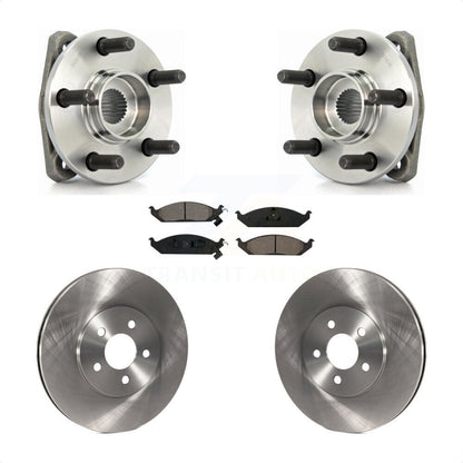 Hub Bearing Brake Rotor Pad Front Kit For Chrysler Cirrus Dodge Stratus Plymouth