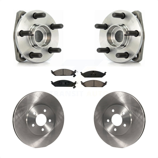 Hub Bearing Brake Rotor Pad Front Kit For Chrysler Cirrus Dodge Stratus Plymouth