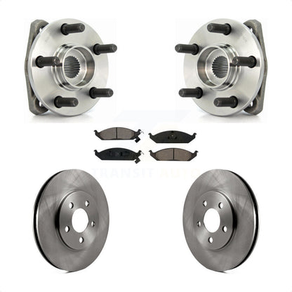 Hub Bearing Brake Rotor Pads Front Kit For Chrysler Sebring Cirrus Dodge Stratus