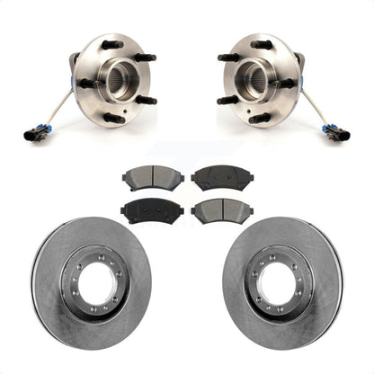 Hub Bearing Brake Rotor Pads Front Kit For Buick Pontiac Montana Century LeSabre