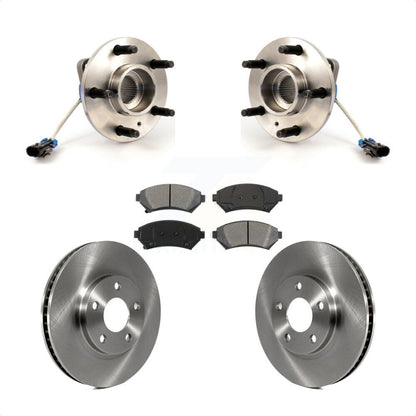 Hub Bearing Brake Rotor & Pad Front Kit For Chevrolet Impala Buick LeSabre Monte