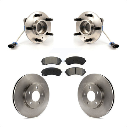 Hub Bearing Brake Rotor Pad Front Kit For Buick Rendezvous Pontiac Montana Aztek