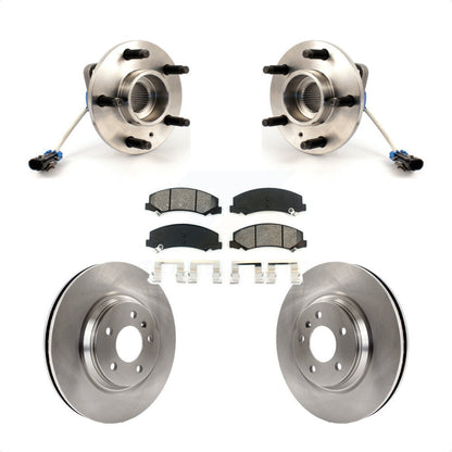 Hub Bearing Brake Rotor Pads Front Kit For Buick Lucerne Chevrolet Impala Allure