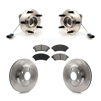 Hub Bearing Brake Rotor & Pad Front Kit For Chevrolet Impala Buick LeSabre Monte