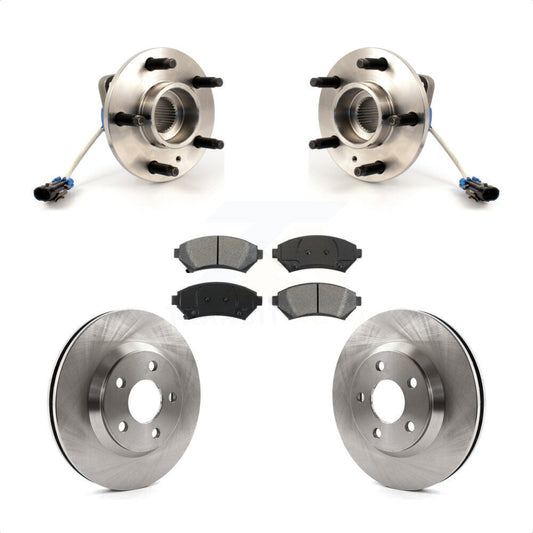 Hub Bearing Brake Rotor & Pad Front Kit For Chevrolet Impala Buick LeSabre Monte