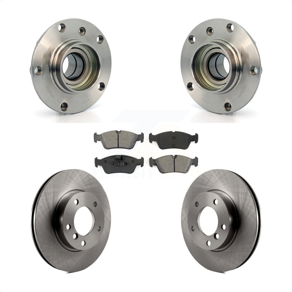 Hub Bearing Brake Rotor And Pad Front Kit For BMW Z3 Z4 320i 328i 323i 318i 325i