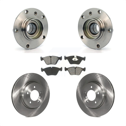 Hub Bearing Assembly Disc Brake Rotors And Pads Front Kit For BMW 330Ci Z4 330i